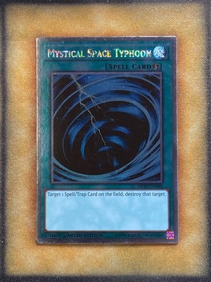 Yugioh Mystical Space Typhoon NKRT-EN040 Platinum Rare Limited Edition NM