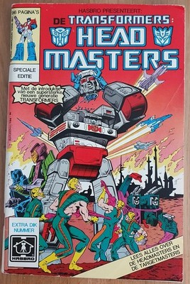Transformers Comic Head Masters Paginas Nr. 96 Special Edition Hasbro 1987
