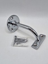 Polished Chrome Handrail Brackets 76mm pack of 5 Heavy Duty ( JV95BPC ) x5