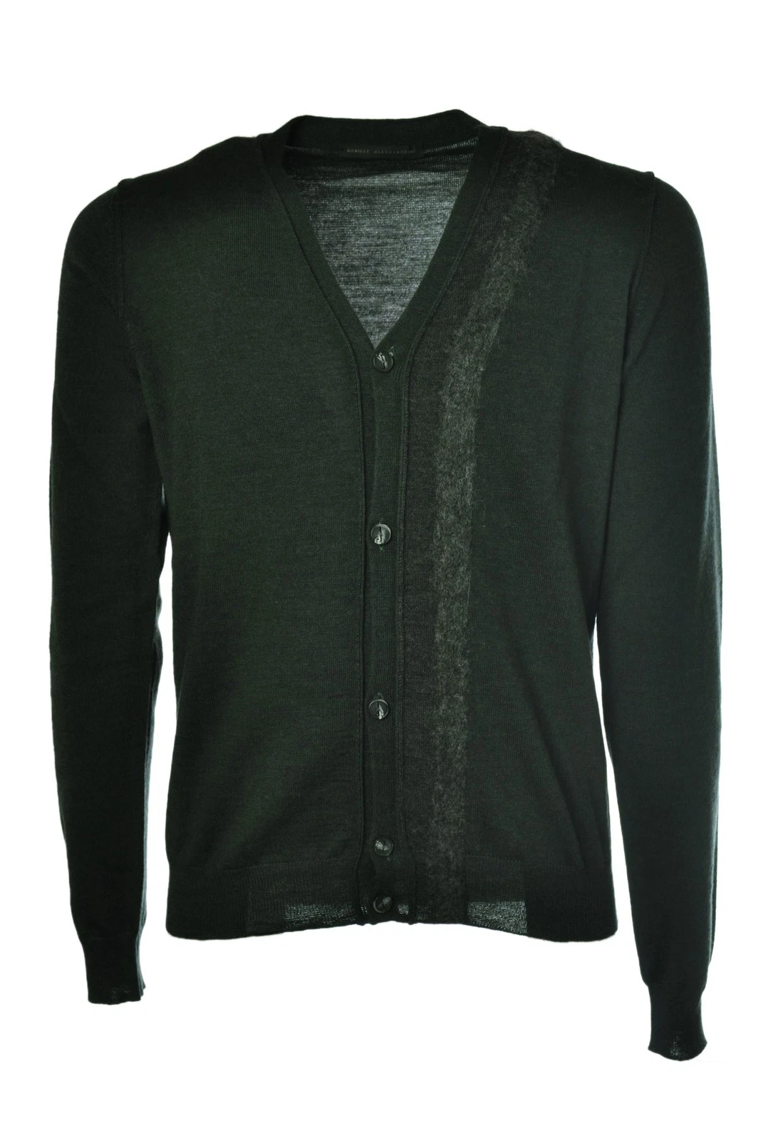 Daniele Alessandrini Men's Green cardigan long sleeve Size 52