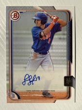 Luis Guillorme 2015 Bowman Prospects Auto Autograph New York Mets