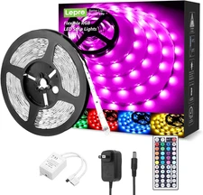 RGB LED Strip Lights, Christmas Decor, 16.4Ft Flexible LED Light Strip, 5050 SMD