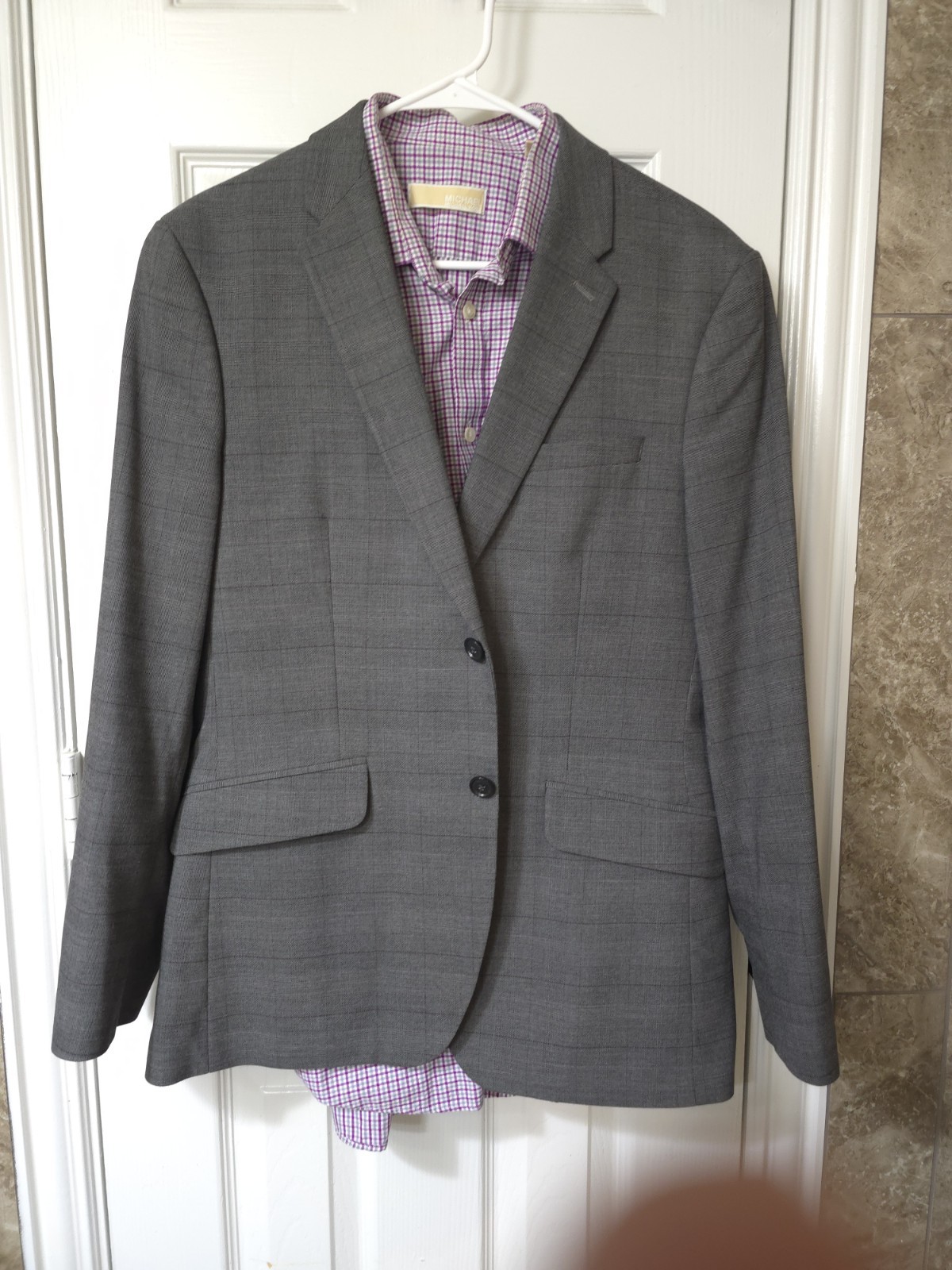 Perry ellis stylish suit men size 42 short 34/30 excellent c