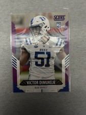 2021 Score - Rookies Victor Dimukeje #397 Purple (RC)