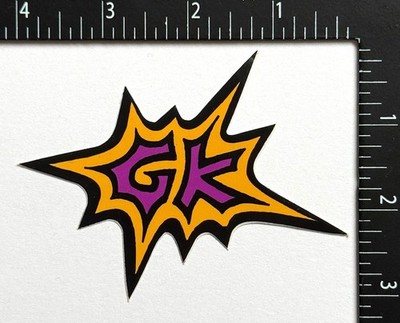 Grind King Trucks Pow 1990er Original Vintage NOS Skateboard Skate Sticker Aufkleber
