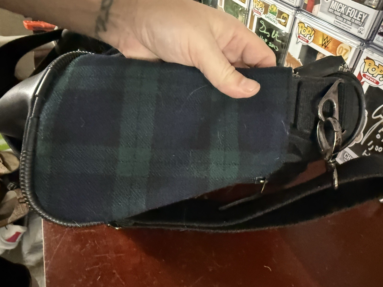 Pendleton Wool Bag - Handle And Shoulder Strap - image 8