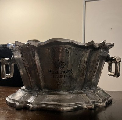 Vintage Wine Cooler BOLLINGER CHAMP 1872 Trophy for WINNERS ONLY Ice Bucket