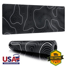 Large Gaming Mouse Pad Extended 31 Inch Non Slip Stitched Edge for Computer Desk