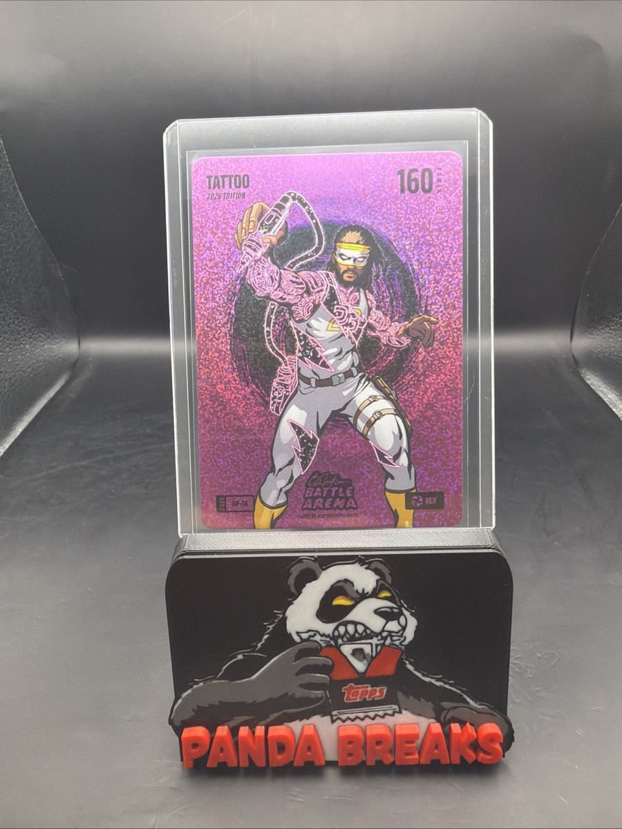 2026 Bo Jackson Battle Arena `Griffey Set` Tattoo Icon Hex Power 160 SSP