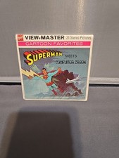 Viewmaster 3 Reels Set- Superman Meets Computer Crook- GAF- B 584