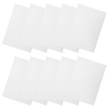 10pcs Matte PVC Craft Plastic Sheets for Picture Frames, Rigid Frosted Thin