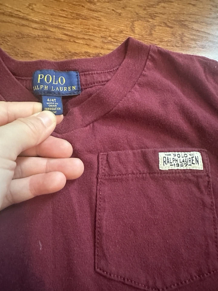 Paquete de camisas polo de manga corta Ralph Lauren de 5 piezas talla 3-5T Foto 3 de 4