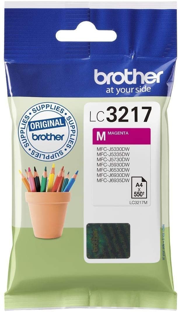 Brother LC-3217M Inkjet Cartridge Magenta Single Pack Standard Yield Include 3990₽
