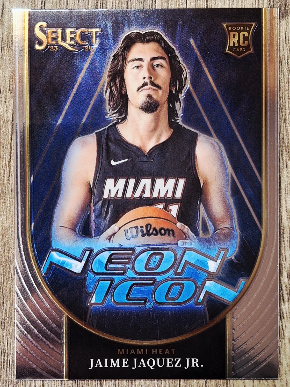 2023-24 Panini Select Neon Icons Jaime Jaquez Jr RC Rookie Card #3