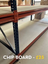 Mecalux M7 Racking Chip Board  20mm - 450kg+  Excellent Condition