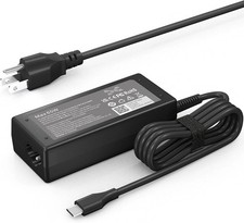 65W USB C Laptop Charger Compatible with HP Chromebook/Lenovo/Dell/Acer and More