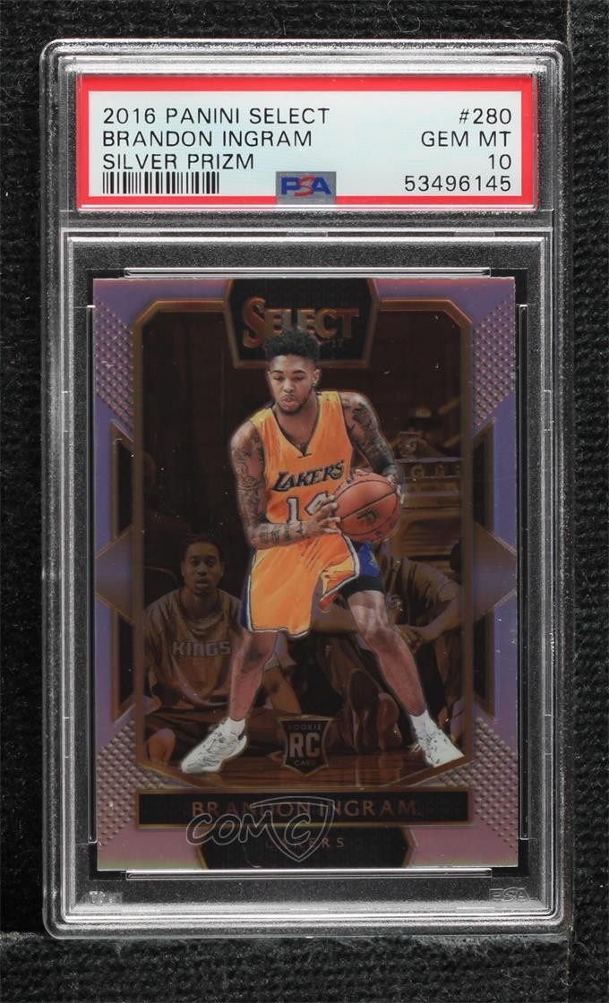 2016 Panini Select Courtside Silver Prizm Brandon Ingram #280 PSA 10 GEM MT 0r2y