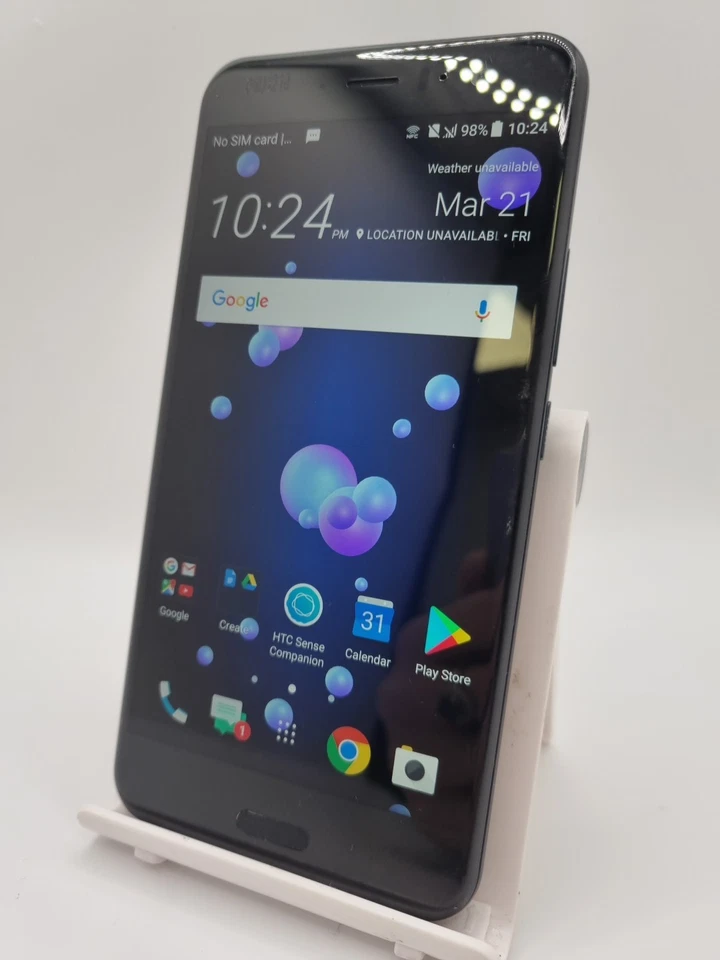 HTC U11 Black Unlocked 64GB 5.5" 12MP Android Smartphone - Image 4 of 4