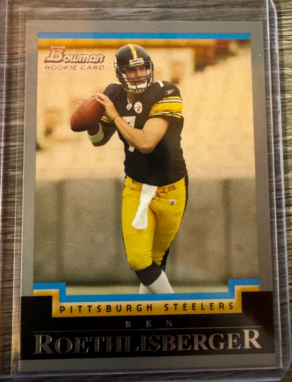 2004 Bowman Ben Roethlisberger Rookie Card Pittsburgh Steelers #114