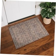 2x3 Rug Washable for Entryway: Door Mat Indoor Entrance - Non Slip Low Pile