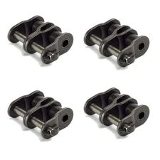 Jeremywell 40-2 Double Strand Roller Chain Offset Link (4 Pieces)
