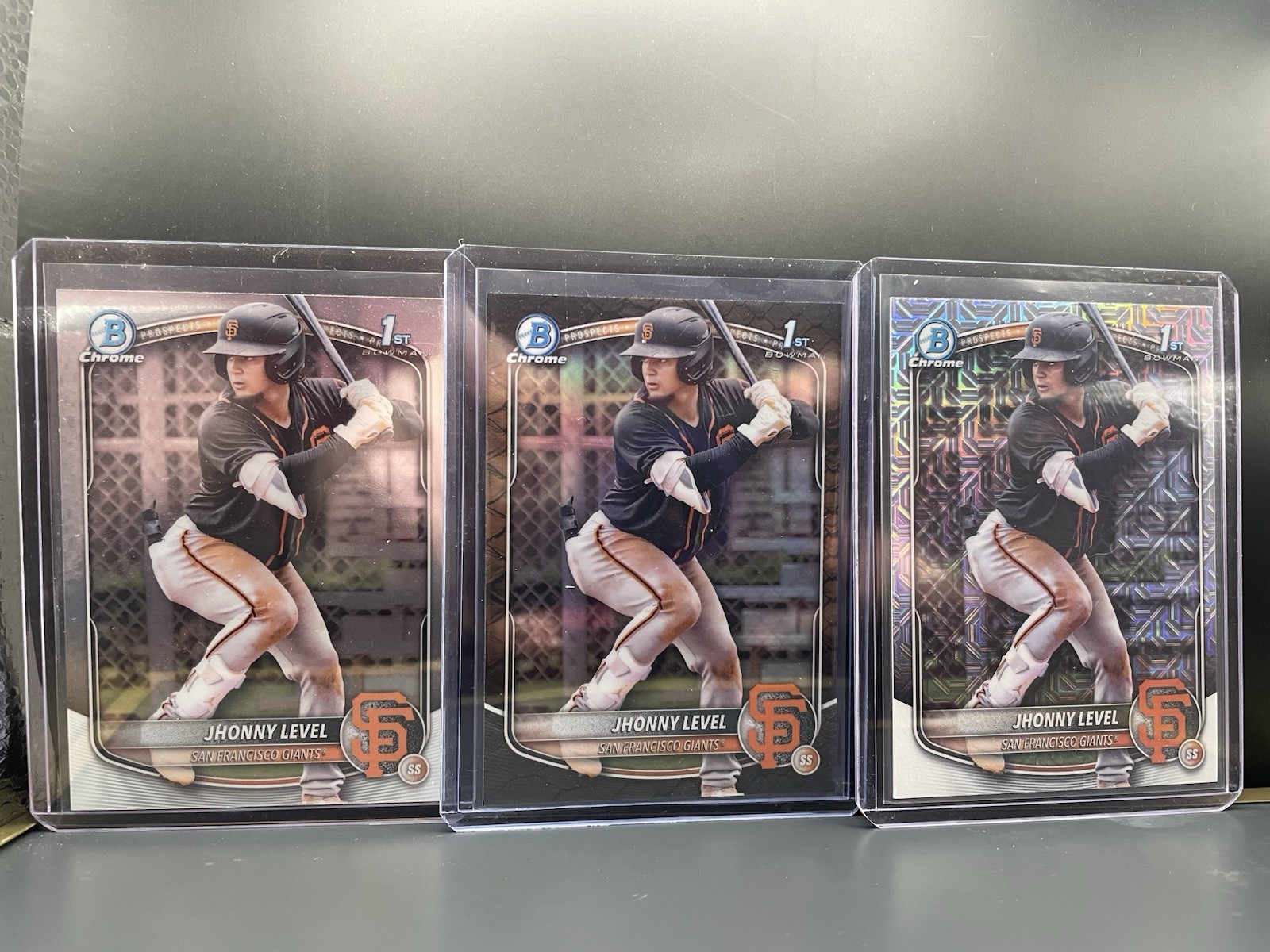 2025 Bowman - Chrome Prospects Jhonny Level #BCP-147 Reptilian Refractor (RC)