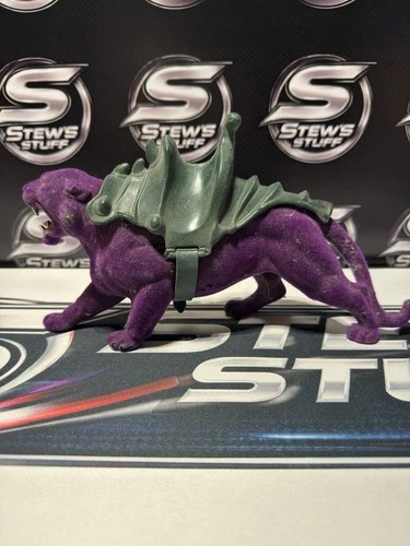He-Man Panthor MOTU Vintage 1983 Masters of the Universe 100% Complete w/ Saddle