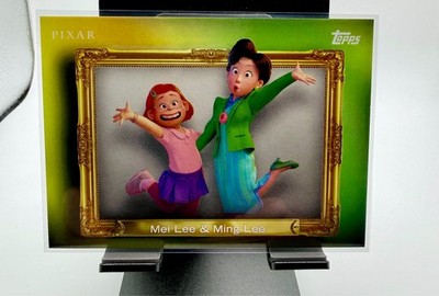 2026 Topps Disney Neon - #FF-28 Mei Lee & Ming Lee Family First Insert