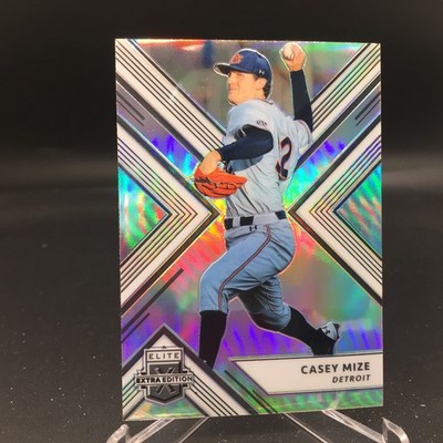 Casey Mize 2018 Panini Elite Extra Edition Opti-Chrome Holo 1 Detroit Tigers