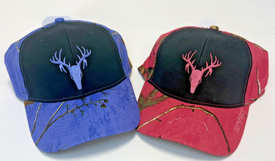 NEW 2 Hat Combo-Realtree Purple & Pink Hot Shot Baseball Caps-Ladies