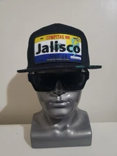  MEXICO States License Plate Snapback Hat Flat Bill Cotton Baseball 