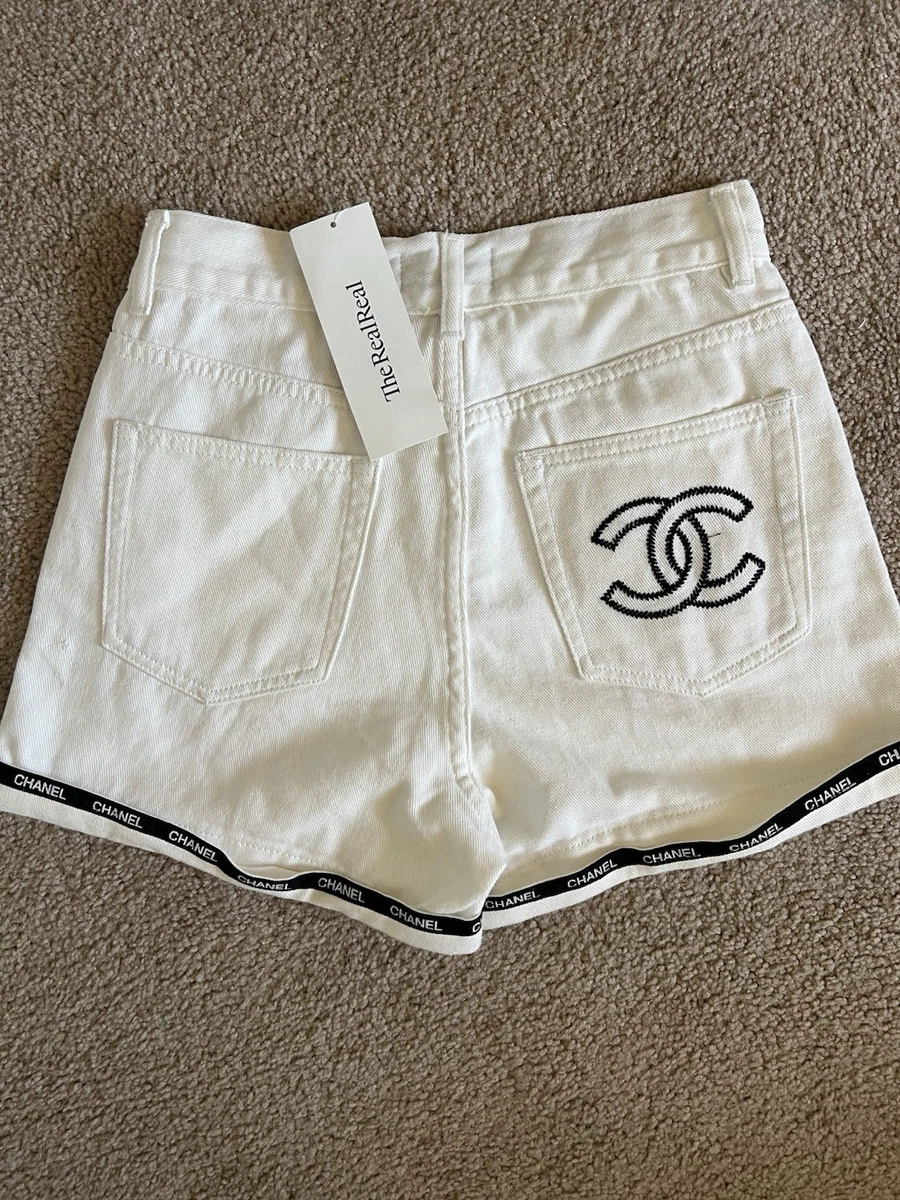 CHANEL ホワイト ハイウエストショーツ ヴィンテージ CHANEL Women's Shorts for sale - eBay