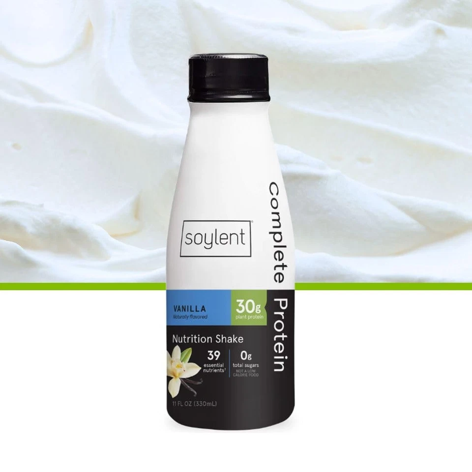 Soylent Batido Proteico Completo Vainilla 30g Proteína Vegano Sin Lácteos y 0g Su... Foto 2 de 4