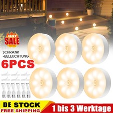 6X LED Nachtlicht mit Bewegungsmelder Sensor ...