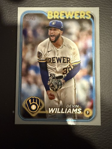 Devin Williams [Platinum] #135 2024 Topps card