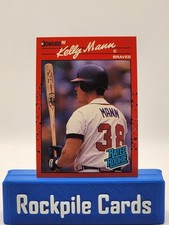 1990 Donruss - Rated Rookie Kelly Mann #46 (RC)