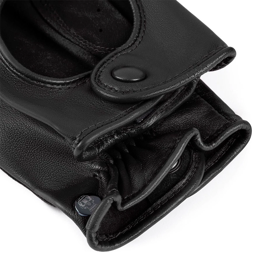 Roeckl Rom Autofahrer Handschuhe Damen Schwarz Hirschleder Oldtimer Black - Bild 2 von 3