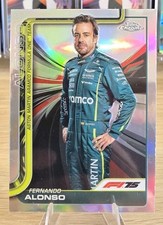 2025 Topps Chrome F1 Fernando Alonso Refractor #9