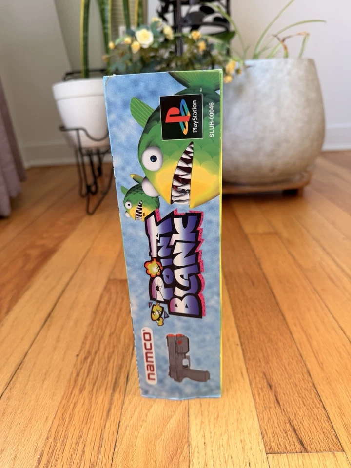 Point Blank Game Sony PlayStation 1 GUNCON NEW NEVER USED COMPLETE IN BOX RARE - Image 4 of 4