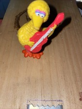 Vintage 1982 Tara Toys Muppets Sesame Street BIG BIRD w/ Guitar - PVC Figure