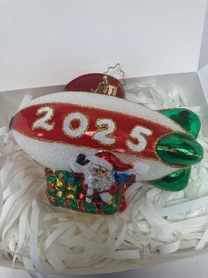 Christopher Radko 2025 Flying Over The Years Ornament NIB