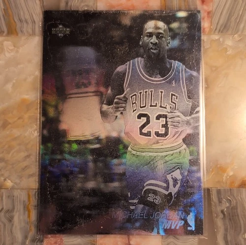 Upper Deck 1991-92 Michael Jordan MVP AW4 Chicago Bulls Hologram Basketball Card
