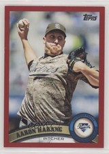2011 Topps Update Target Red Aaron Harang #US81 gf3