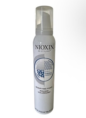 Nioxin 3D Styling Bodifying Foam Mousse 6.7oz New