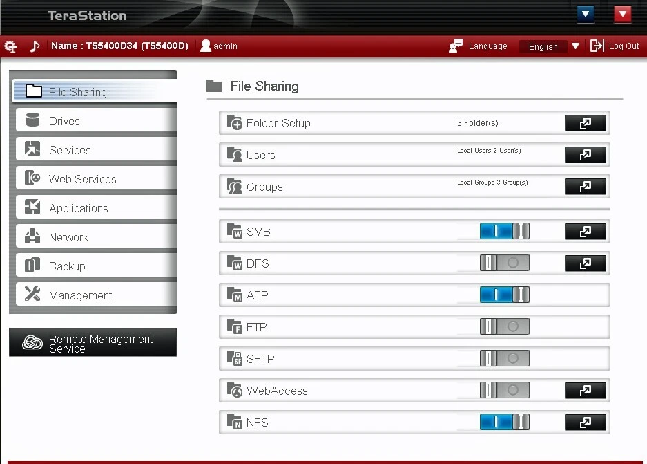 Buffalo Terastation Ts3400d 4 Bay (one 2TB drive Excellent! Needed extras! read! - Image 4 of 4