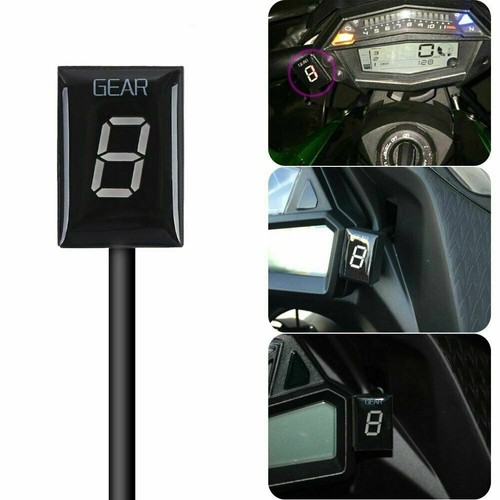 motorcycle white LED Gear Indicator For Kawasaki Ninja 300 650 1000 Versys 650 - Picture 4 of 10