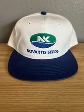 Novartis Seeds Embroidered NK Logo Agricultural Snapback Hat Baseball Cap