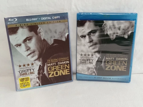 NEW SEALED Green Zone (Blu-ray 2010)+Slipcover Matt Damon DIGITAL COPY EXPIRED