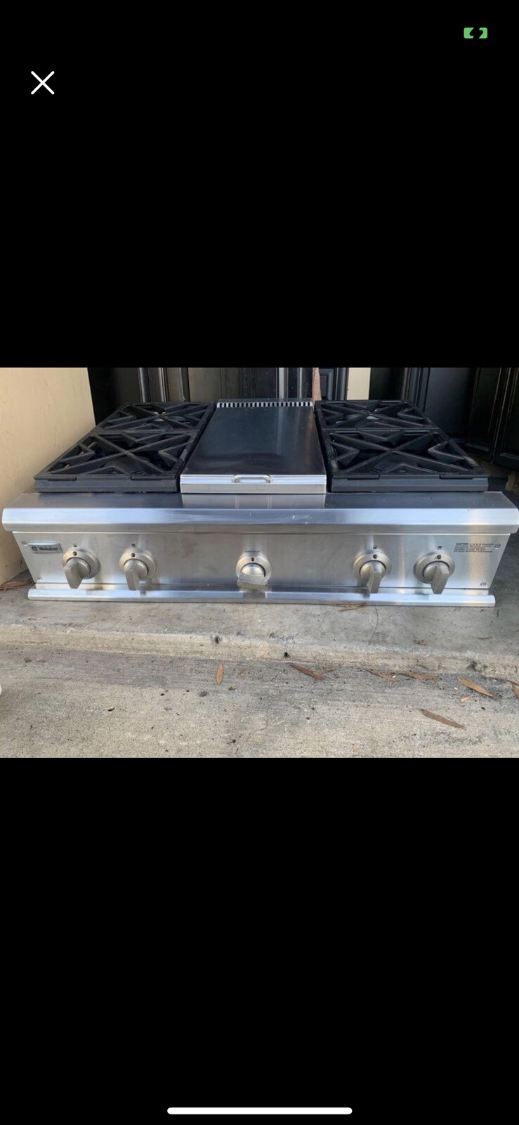 GE Professional Monogram 36” cooktop w/ griddle | eBay