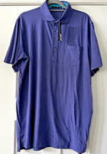 Greyson NWT Men  s Large Spirit Golf Polo Shirt Honeycreeper Purple MFA22K13 NWT
